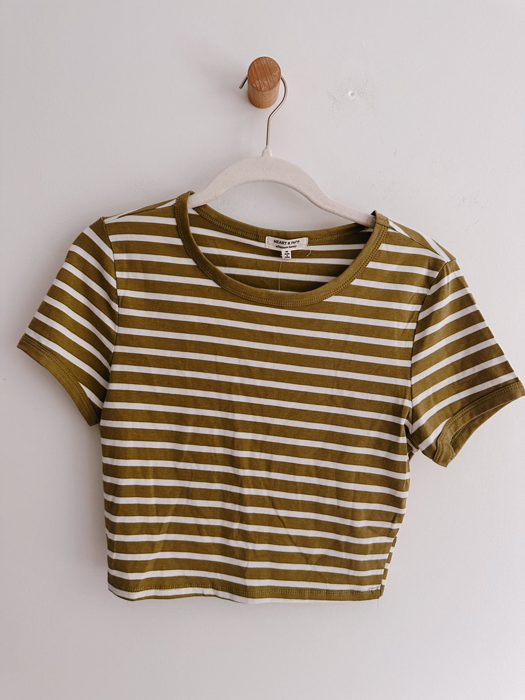 Affordable Luxury Striped Tee - Size M