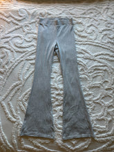 Load image into Gallery viewer, aerie grey ribbed flare pants
