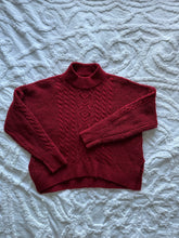 Load image into Gallery viewer, a&amp;f red turtleneck sweater
