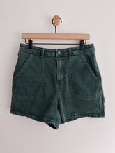 Load image into Gallery viewer, Universal Thread Green High Rise Denim Shorts - Size 8
