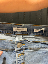 Load image into Gallery viewer, A beautiful soul &quot;today is your day&quot; denim shorts! size 22
