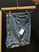 Load image into Gallery viewer, A beautiful soul &quot;today is your day&quot; denim shorts! size 22
