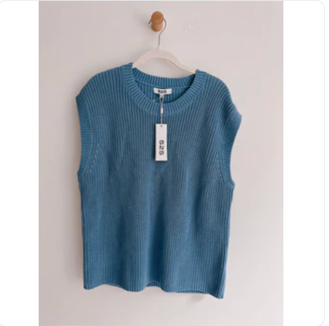 525 America Blue Sweater Vest - Size XS/S